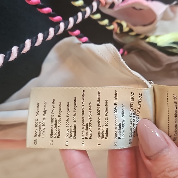 NWT Scotch & Soda | Pleated Rainbow Sleeveless Top | Womens 40 (Large) - Picture 9 of 9